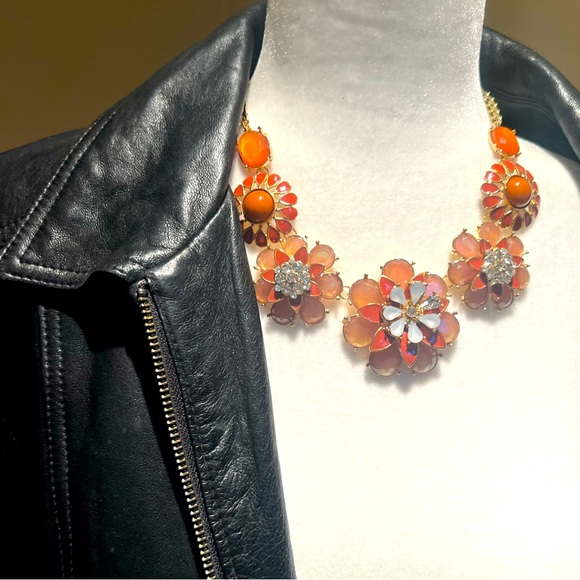 Jewelry - Fall 🍁 Colors Floral Statement Necklace 🧡